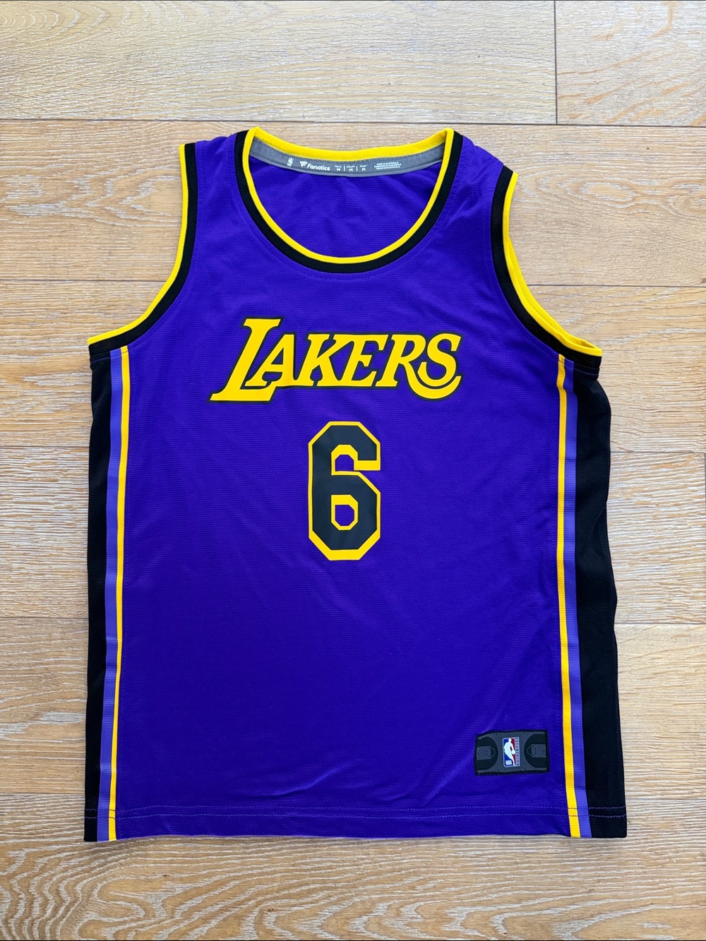 KIDS LEBRON Lakers #6 Purple NBA Jersey
